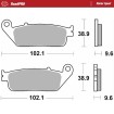 Τακάκι φρένου RoadPro Sinter Sport MOTO-MASTER 404005 thumb