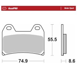 Τακάκι φρένου RoadPro Sinter Sport MOTO-MASTER 404305