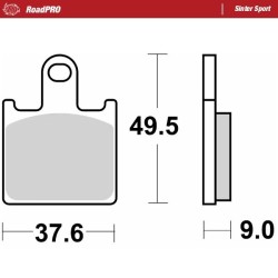 Τακάκι φρένων RoadPro Sinter Sport MOTO-MASTER 406805 Τακάκι φρένων RoadPro Sinter Sport MOTO-MASTER 406805