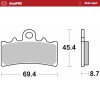 Τακάκι φρένου RoadPro Sinter Sport MOTO-MASTER 407605