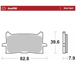 Τακάκι φρένων RoadPro Sinter Sport MOTO-MASTER 412705