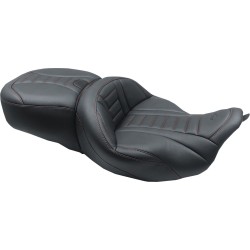 Κάθισμα supr tour blk w/red MUSTANG SEATS 79006AB
