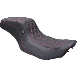 Κάθισμα squareback ddiamond black cherry thread MUSTANG SEATS 88415DC Κάθισμα squareback ddiamond black cherry thread MUSTANG SEATS 88415DC