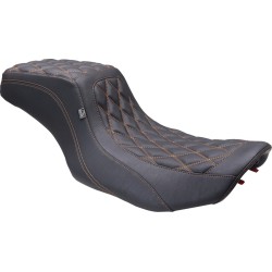 Κάθισμα squareback ddiamond μαύρο πορτοκαλί νήμα MUSTANG SEATS 88415MO Κάθισμα squareback ddiamond μαύρο πορτοκαλί νήμα MUSTANG SEATS 88415MO
