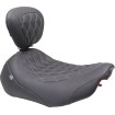 Φαρδιά Σέλα Tripper - Solo - σκούρο καφέ/μεταλλική ραφή MUSTANG SEATS 89503GM thumb
