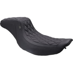 Κάθισμα dbl diam squareback μαύρη κλωστή MUSTANG SEATS 78807