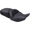 Κάθισμα super touring DLX one piece sky blue thread thread MUSTANG SEATS 89411SB thumb