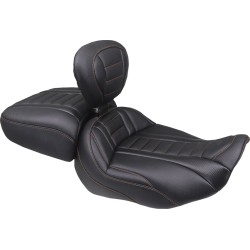 Σέλα solo deluxe tour με dbr mandarin orange νήμα MUSTANG SEATS 89401MO Σέλα solo deluxe tour με dbr mandarin orange νήμα MUSTANG SEATS 89401MO