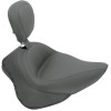 Σέλα solo wide touring vintage smooth με πλάτη MUSTANG SEATS 79742