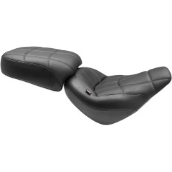 Σέλα solo tour trapezoid stitch black MUSTANG SEATS 75160 Σέλα solo tour trapezoid stitch black MUSTANG SEATS 75160