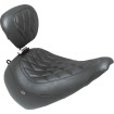 Σέλα solo wide tripper με πλάτη breakout MUSTANG SEATS 89027 thumb
