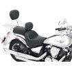 Διμερής σέλα wide touring 2-up vintage smooth με πλάτη οδηγού MUSTANG SEATS 79417 thumb