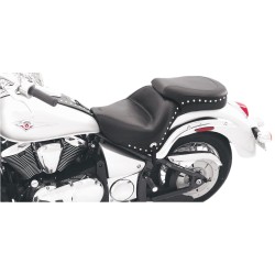 Μονοκόμματη σέλα wide touring 2-up με καρφιά και κοντσόσι MUSTANG SEATS 76126
