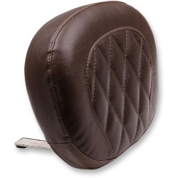 Πλάτη Sissy bar βινύλιο distressed brown diamond stitch large MUSTANG SEATS 76769