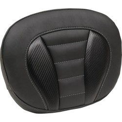 Μαξιλαράκι για sissy bar μαύρο με gun metal νήμα MUSTANG SEATS 89015GM
