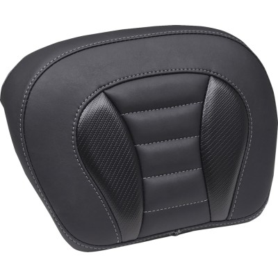 Deluxe Tour Chopped Tour Pak Blk w/ Gun Metal Thread MUSTANG SEATS 88405GM Deluxe Tour Chopped Tour Pak Blk w/ Gun Metal Thread MUSTANG SEATS 88405GM