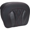 Μαξιλάρι για πλάτη CHOPPED TPAK DARK CHERRY THREAD MUSTANG SEATS 88440DC