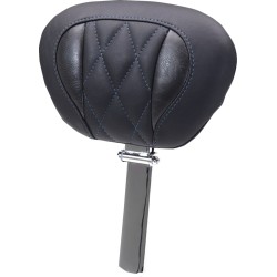 Πλάτη SUPER TOUR DLX DIAM SKY BLUE THREAD MUSTANG SEATS 89460SB Πλάτη SUPER TOUR DLX DIAM SKY BLUE THREAD MUSTANG SEATS 89460SB