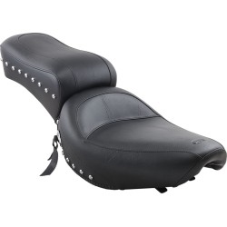 Σέλα μονοκόμματη 2-up plain με καρφιά και conchos MUSTANG SEATS 75302