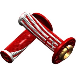 Emig pro V2 lock-on soft grip red/white ODI H36EPRW