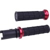 Hart-Luck signature V-Twin lock-on χειρολαβές - CVO - μαύρο/κόκκινο ODI V31HTC-BB-R