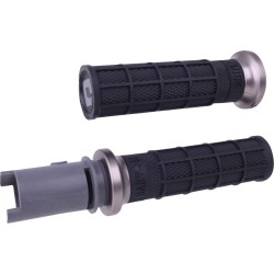 Hart-Luck Signature V-Twin Lock-On χειρολαβές - CVO - μαύρο/γκρι όπλου ODI V31HTC-BH-H
