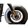 Μπροστινό φτερό από χάλυβα M8 SOFTAIL με σατινέ προσαρμογέα φτερού PAUL YAFFE THICK-OEM-M8ST-S