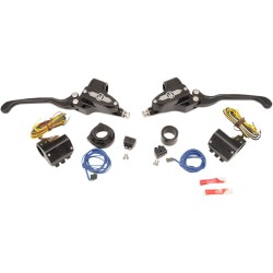 Σετ υδραυλικού τιμονιού μαύρα PERFORMANCE MACHINE 0062-4020-BM