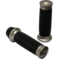 Περιγράμματα χειρολαβών Renthal Wrapped - TBW - gunmetal γκρι PERFORMANCE MACHINE 0063-2104M-GU