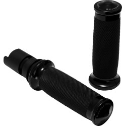 Περιγράμματα λαβών Renthal Wrapped - '24+ Harley-Davidson - μαύρα PERFORMANCE MACHINE 0063-2105M-B