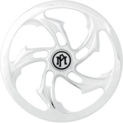 Μπροστινή πλάκα interchangeable rival chrome για όλα τα super gas φίλτρα αέρα PERFORMANCE MACHINE 0206-2010RVL-CH