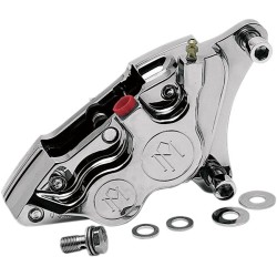 Δαγκάνα φρένου με τέσσερα έμβολα με διαφορική διάμετρο εμπρός αριστερή χρώμιο PERFORMANCE MACHINE 0053-2915-CH