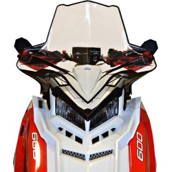 Υψηλό μπροστινό παρμπρίζ COBRA AXYS με μαύρο POWERMADD 11640 Υψηλό μπροστινό παρμπρίζ COBRA AXYS με μαύρο POWERMADD 11640