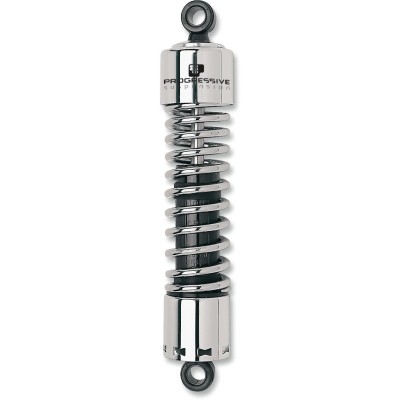 Progressive Suspension 412 series American-tuned gas shocks chrome 13.5
