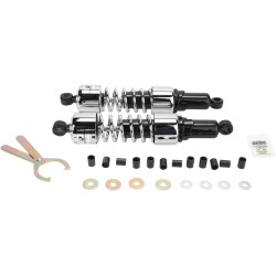 Διπλά αμορτισέρ PROGRESSIVE SUSPENSION 412 SERIES χρώμιο 14.25