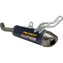 Σιγαστήρας ti-2 r304 ti/μπλε/ίνες άνθρακα YZ250 PRO CIRCUIT 1132425K
