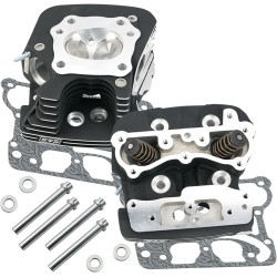 Σετ κυλινδροκεφαλής super stock 79cc wrinkle black S&S CYCLE 900-0251