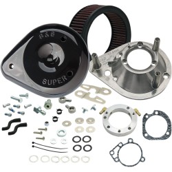 Σετ φίλτρου αέρα classic teardrop για stock carb/EFI μαύρο S&S CYCLE 170-0182A Σετ φίλτρου αέρα classic teardrop για stock carb/EFI μαύρο S&S CYCLE 170-0182A