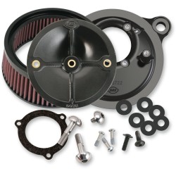 Σετ φίλτρου αέρα stealth χωρίς κάλυμμα για 66MM throttle hog bodies μαύρο S&S CYCLE 170-0165 Σετ φίλτρου αέρα stealth χωρίς κάλυμμα για 66MM throttle hog bodies μαύρο S&S CYCLE 170-0165