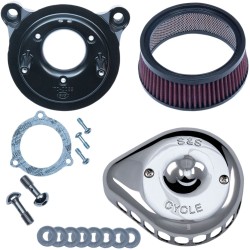 Φίλτρο αέρα mini teardrop stealth chrome S&S CYCLE 170-0437 Φίλτρο αέρα mini teardrop stealth chrome S&S CYCLE 170-0437