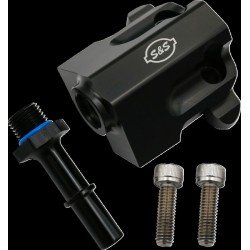 Σετ ράγας καυσίμου Billet Black M8 Touring 2017-2024 S&S CYCLE 160-0280