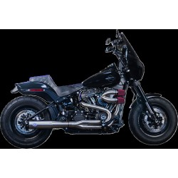 Σύστημα εξάτμισης Superstreet 2:1 Brushed SS R/O M8 Softail 2018-24 S&S CYCLE 550-1099
