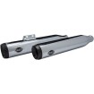 Slip on εξάτμιση GRAND NATIONAL chrome με μαύρα τελικά καπάκια S&S CYCLE 550-0738 thumb