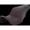 Σέλα step up HC με κόκκινη ραφή SADDLEMEN 808-07B-17704