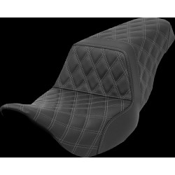Σκαλοπάτι κάθισμα - lattice stitch - γκρι ραφή SADDLEMEN 808-07B-17502 Σκαλοπάτι κάθισμα - lattice stitch - γκρι ραφή SADDLEMEN 808-07B-17502