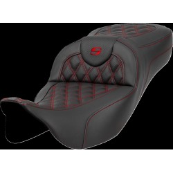 Σέλα Roadsofa - Lattice Stitch - Κόκκινη Ραφή - Extended Reach SADDLEMEN 808-07B-18404