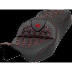 Κάθισμα Roadsofa - Lattice Stitch - κόκκινη ραφή SADDLEMEN 808-07B-18204 Κάθισμα Roadsofa - Lattice Stitch - κόκκινη ραφή SADDLEMEN 808-07B-18204