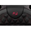 Κάθισμα roadsofa ls w/br burgundy stitch SADDLEMEN 808-07B-182B8 thumb