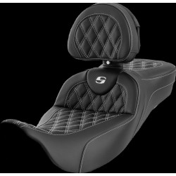 Σέλα ROADSOFA LS EXT RCH με λευκή ραφή SADDLEMEN 808-07B-184B6 Σέλα ROADSOFA LS EXT RCH με λευκή ραφή SADDLEMEN 808-07B-184B6
