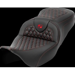 Σέλα RoadSofa - Honeycomb - κόκκινη ραφή - χωρίς πλάτη SADDLEMEN 808-07B-18904 Σέλα RoadSofa - Honeycomb - κόκκινη ραφή - χωρίς πλάτη SADDLEMEN 808-07B-18904